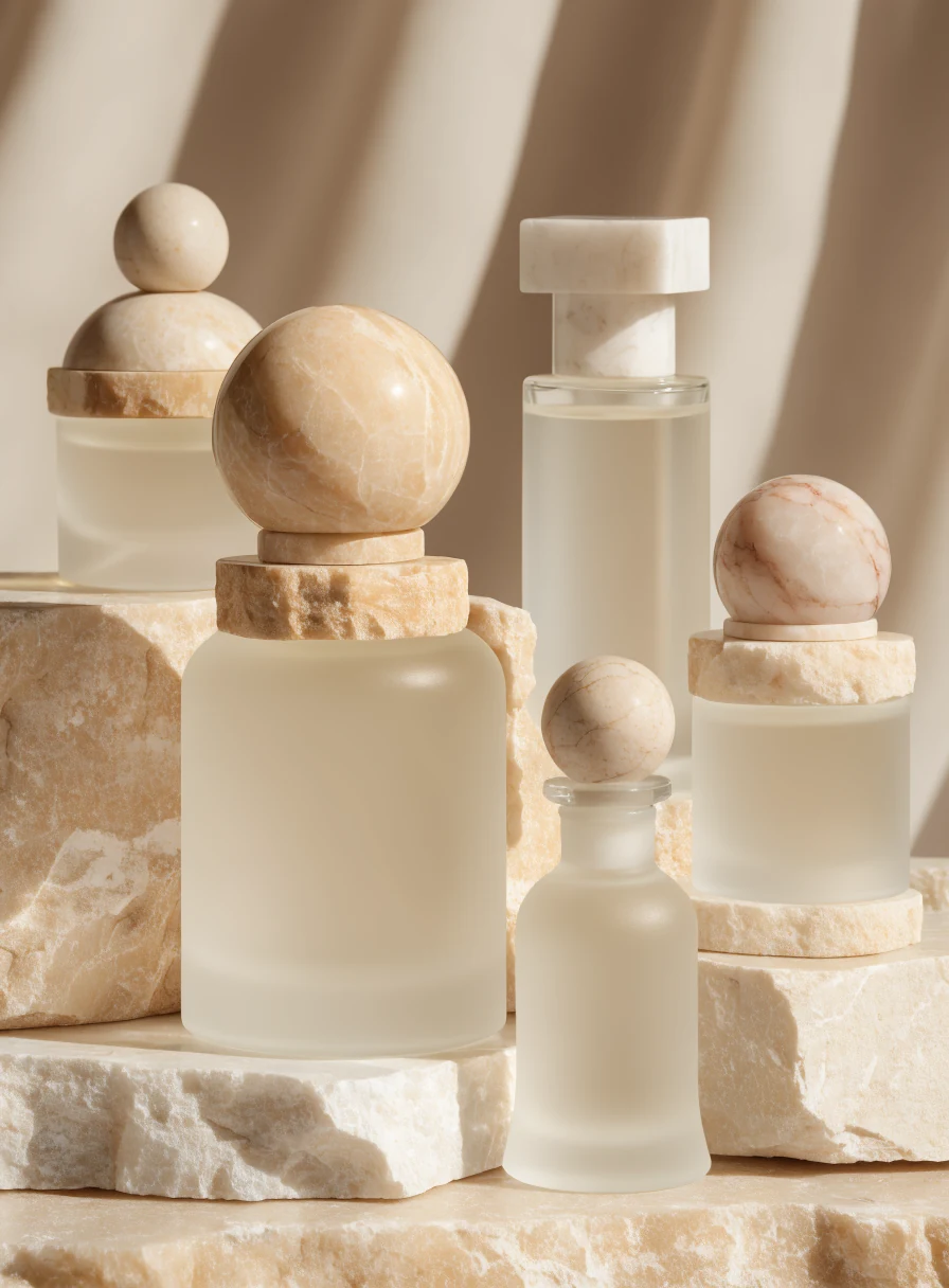 Soffio di talco: flacone e confezione profumo polveroso